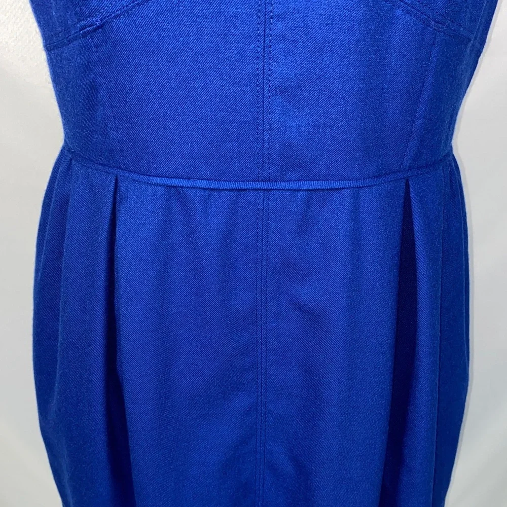 J. Crew Allie Dress Blue Sleeveless Size 8